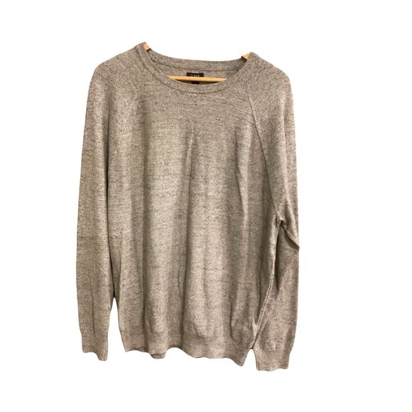 J Crew Factory Other - J CREW FACTORY Mens Raglan Cotton Sweater Sz XL Heather Gray LS NWOT